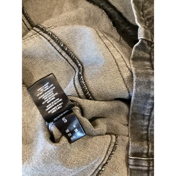 Anthropologie Alexia Magali Pascal Denim Carbon Mini Dress Ruffle belt accent 6 - Picture 15 of 16